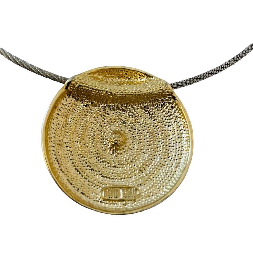 David Grau Necklace Gold & Rhinestone - Picture 6 of 6